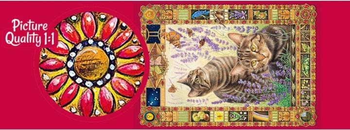 Actual product image Cherry Pazzi Puzzle cats 1000 pieces (1000 pieces)