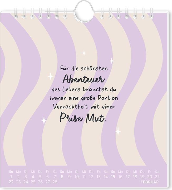 Produktbild Postkartenkalender 2026 Der beste Tag (16 x 17 cm, Deutsch)