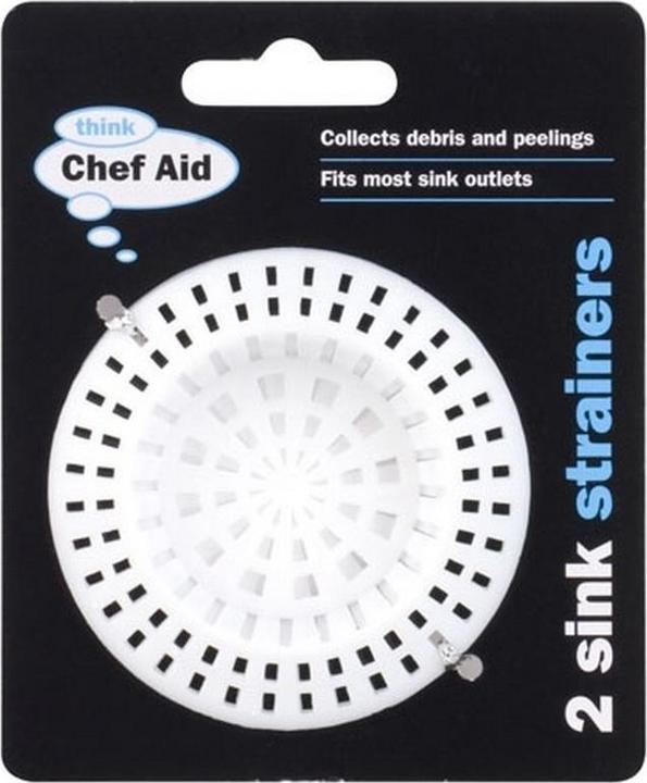Chef Aid Filtro di scarico in plastica (confezione da 2)