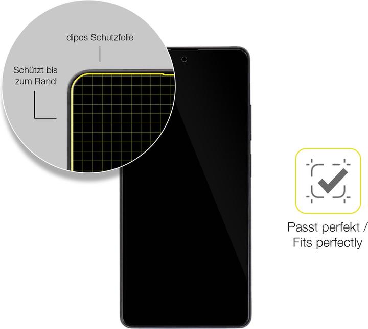 Immagine prodotto Dipos 3D Full-Cover Pellicola Protettiva (1 Pezzo/i, Xiaomi Redmi Note 12 Pro 5G)