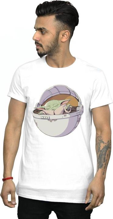 Immagine prodotto Star Wars The Mandalorian Sleeping Child Maglietta Uomo (L)