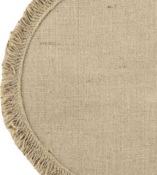 Image du produit Natura Punto Lot de 4 tapis de table à franges (4 x)