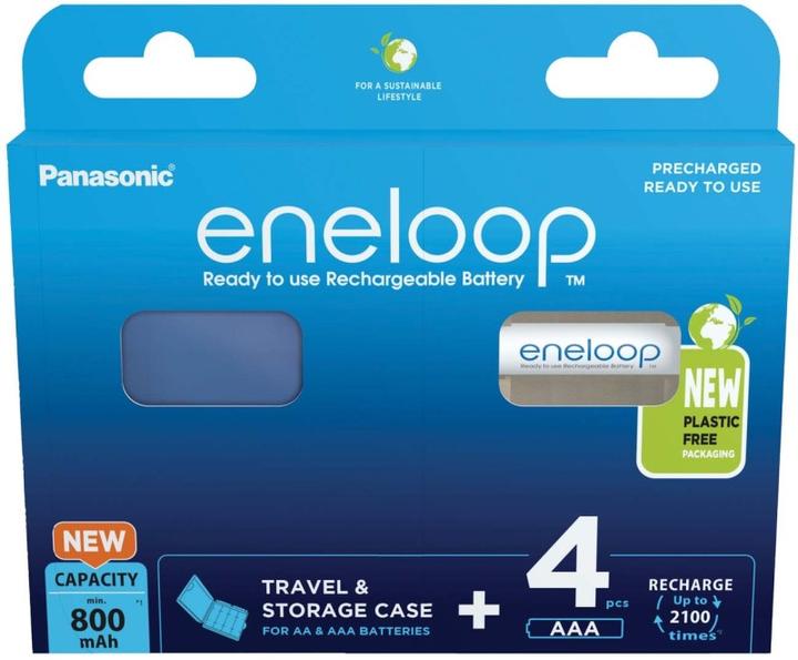 Image du produit Panasonic eneloop & Box (4 pcs, AAA, 800 mAh)