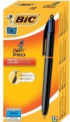 Image du produit Bic Stylo à bille multicolore (Noir, 4 x)