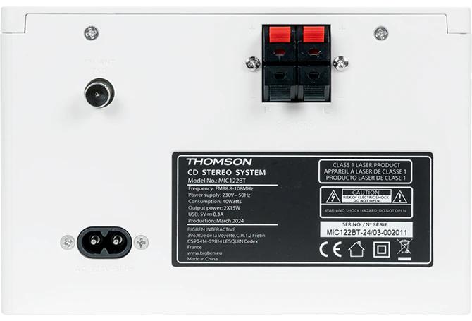 Produktbild Thomson Micro Sound System Bt Radio Fm (Bluetooth, 1x 40 W)