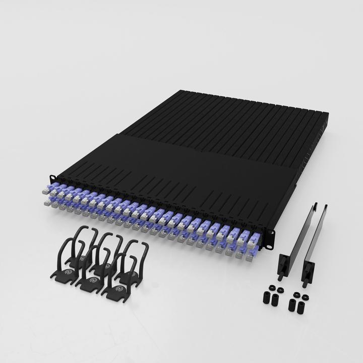 Actual product image PATCHBOX one / 30RU / Cat 6A, UTP, 1.8 m, violet (U/UTP, CAT6a, 1.80 m)