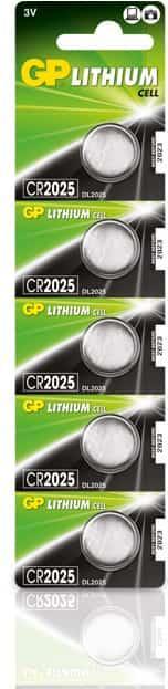 Immagine prodotto GP Batteries Cella al litio (5 pz., CR2025, 160 mAh)