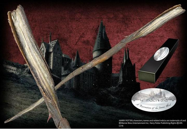 Image du produit Noble Collection Harry Potter Baguette magique Grindelwald (édition personnage)