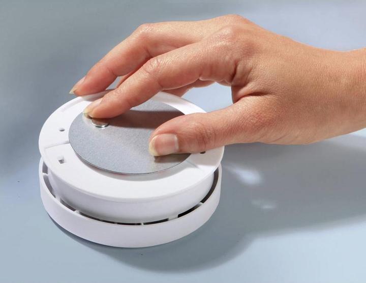 Produktbild As - Schwabe selbstklebende Magnethalterung für Rauchmelder