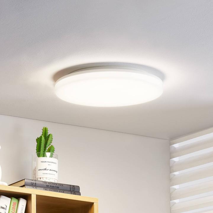 Produktbild Prios Artin LED-Deckenlampe, Sensor, rund, 33 cm (2530 lm)