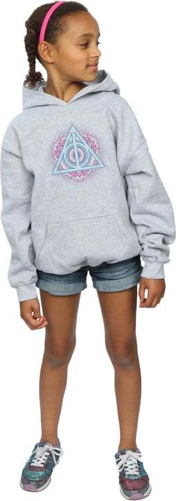 Produktbild Neon Deathly Hallows Kapuzenpullover Mädchen (152, 158)