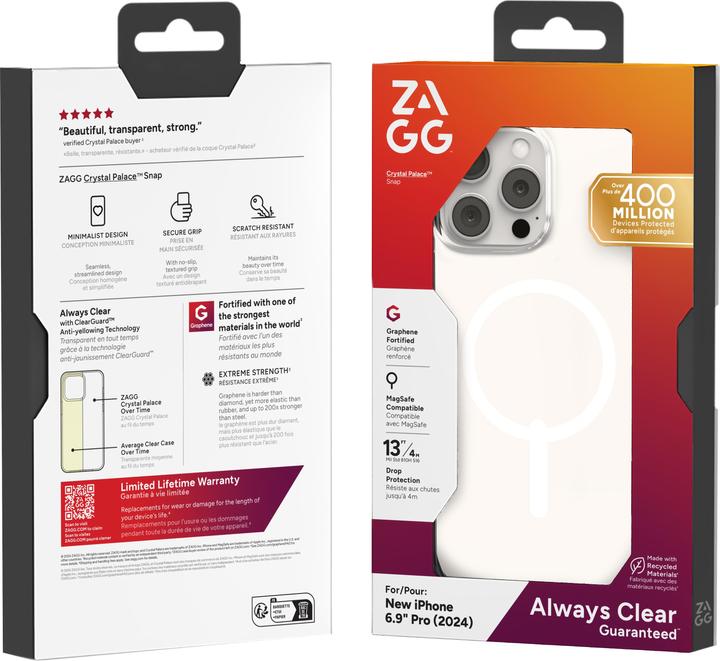 Actual product image Zagg Crystal Palace Snap (Apple iPhone 16 Pro Max)