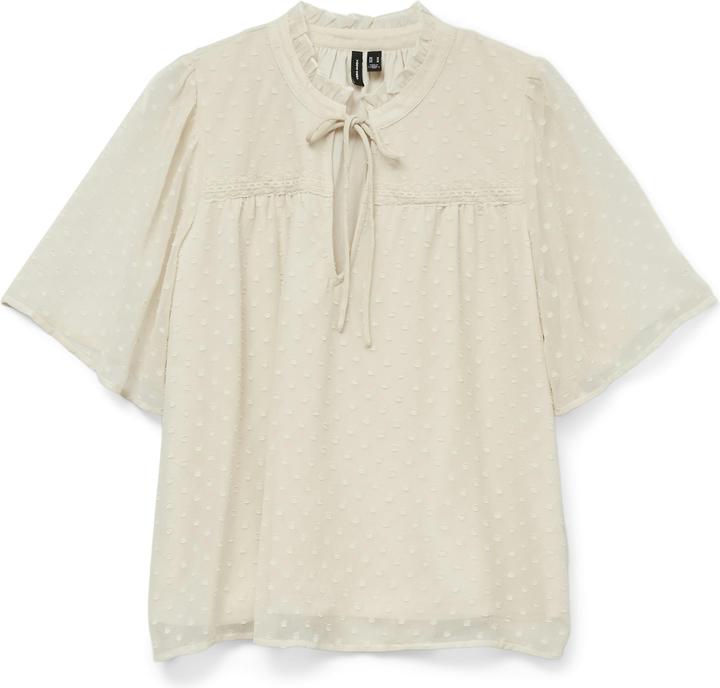 Vero Moda Vmleah Ss Lace Top Wvn Ga Noos