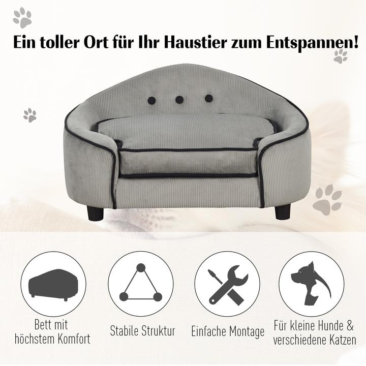 Produktbild PawHut Hundesofa (Hund, Katze)