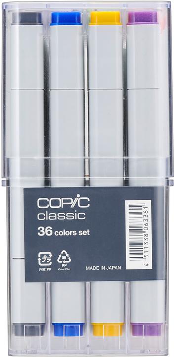 Produktbild Copic Basis Set (Grau, 7 mm, 36 x)