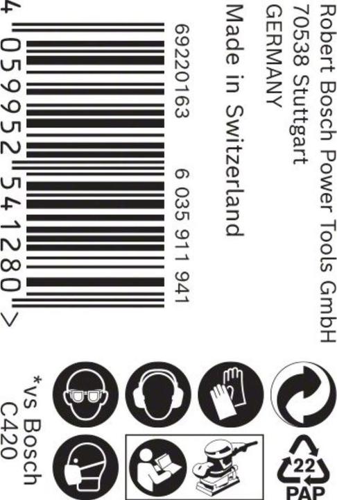 Produktbild Bosch Professional Zubehör EXPERT M480 Schleifnetzrolle, 115 mm, 5 m, G 220 (220)