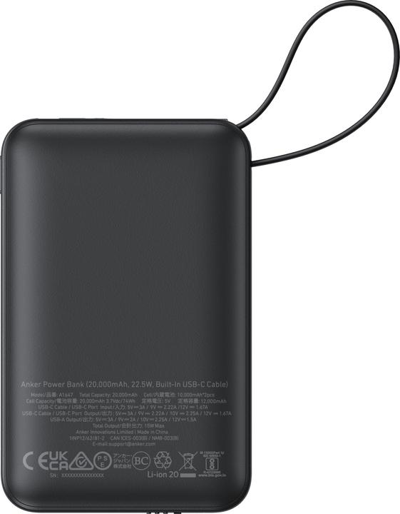 Actual product image Anker 335 PowerCore (20000 mAh, 22.50 W, 74 Wh)