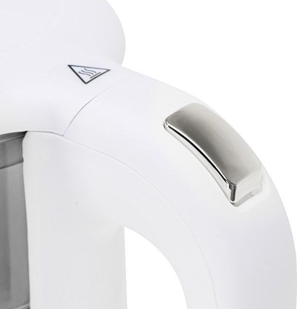 Actual product image Adler AD 1305 electric kettle white/silver (1.70 l)