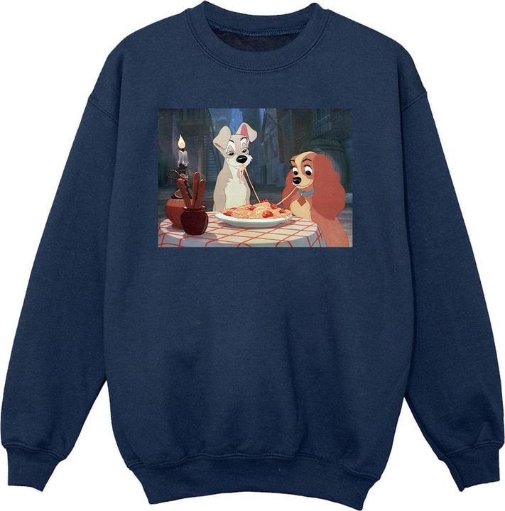 Disney Lady And The Tramp Spaghetti Photo Sweatshirt Mädchen