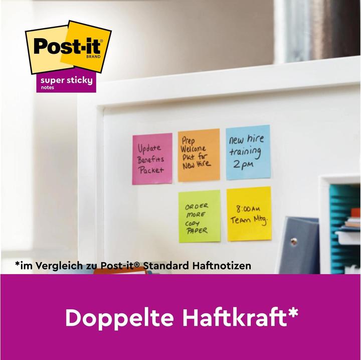 Produktbild Post-it Super Sticky Z-Notes 20 + 4 (8 x 8 x 25 cm)