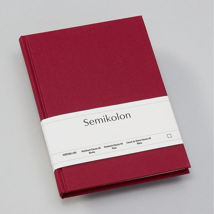 Produktbild Semikolon Classic (A5, Blanko, Harter Einband)
