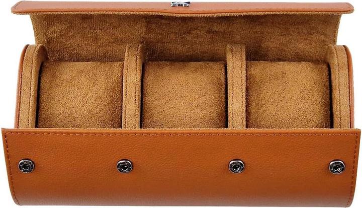 Produktbild Luxcessory Uhrenrolle Gentleman mit Trackerfach für 3 Uhren (inkl. Apple Airtag)