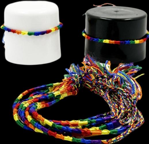 Immagine prodotto Braccialetto Con Bandiera Lgbt (1 cm)