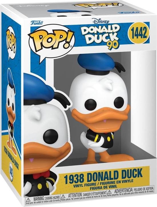 Actual product image Funko DONALD DUCK 90TH - POP Disney N° 1442 - Donald Duck (1938)