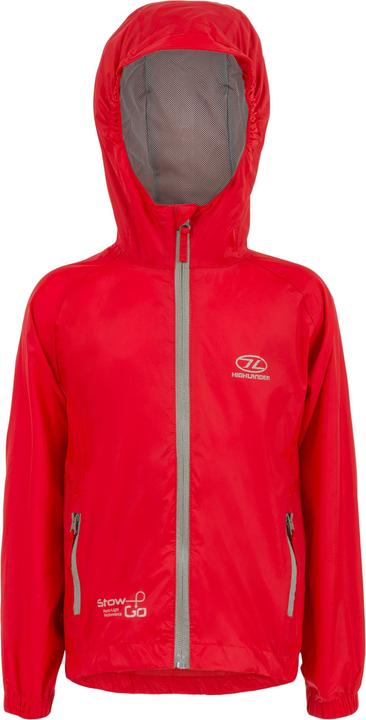 Highlander Stow & Go Kids Red Pky Jkt - 11/12 (11, 12)
