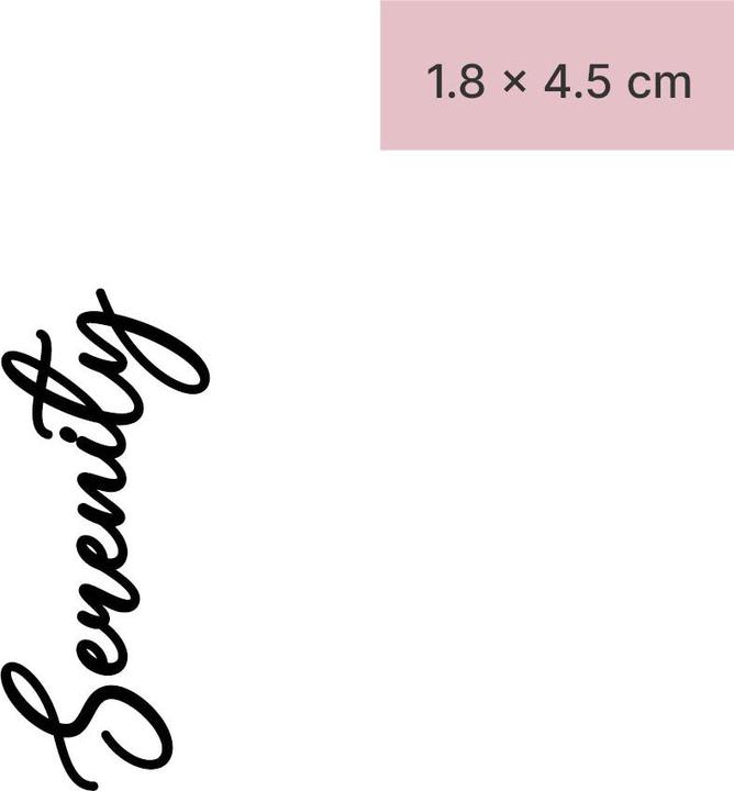 Produktbild minink Temporäres Tattoo – Serenity