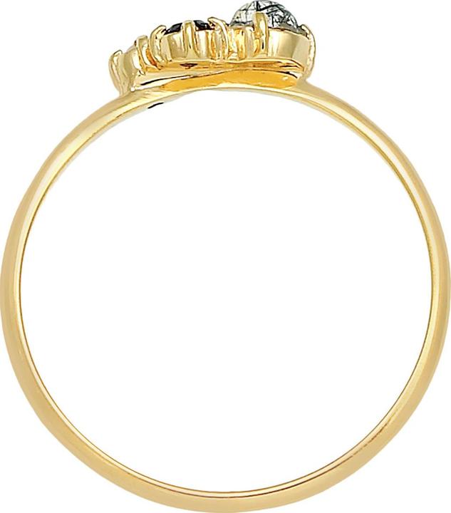 Image du produit Elli DIAMONDS Bague diamant (0.03 ct.) topaze tourmaline 375 or jaune (56, 375/9 K)
