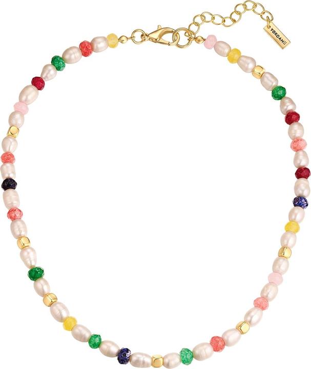Image du produit Yokoamii Collier de perles pour femmes en alliage de métal - 36448 (Alliage métallique, 40 - 45 cm)