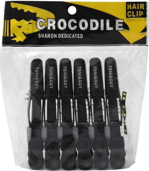 Immagine prodotto Crocodile Haarklammern (6 Stück, Farbe: Schwarz) (6 pz.)