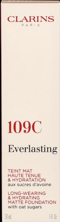 Actual product image Clarins Everlasting Foundation (No.109C Wheat)