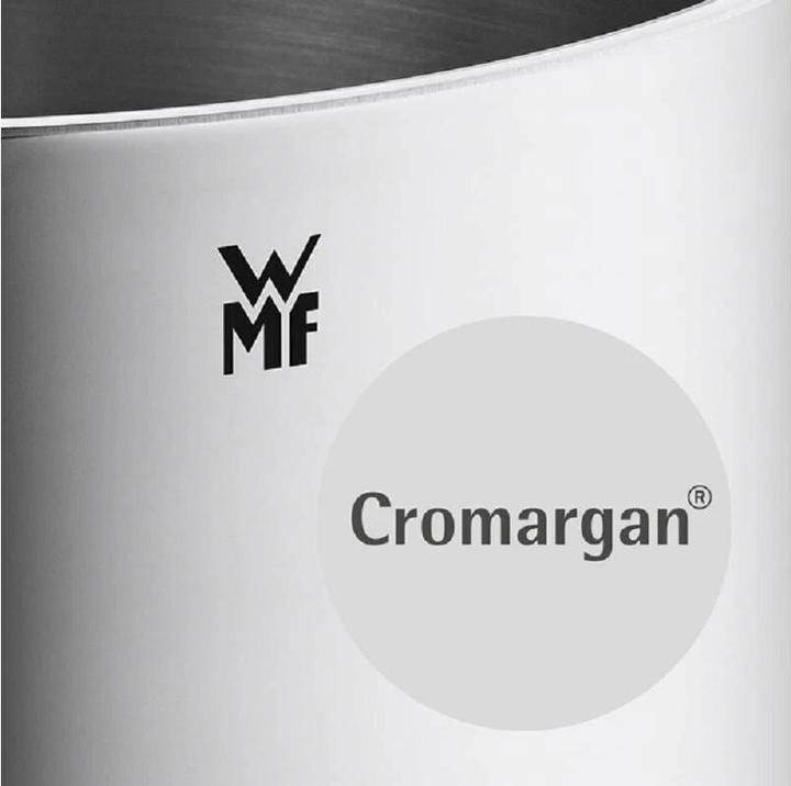 Produktbild WMF Kochtopf Bratentopf Induktion 14cm klein Metalldeckel 0,9l Mini Edelstahl (14 cm, Bräter + Schmortopf, Kochtopf, Edelstahl)