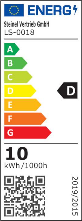 Label énergétique Steinel iHF L 810 (612 lm, IP44)