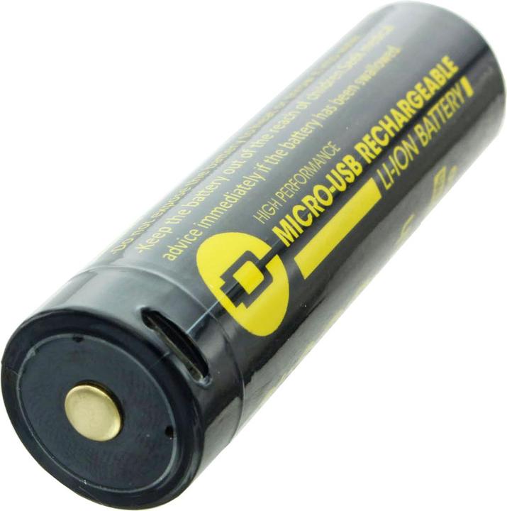 Image du produit AccuCell Accu 18650 avec prise de charge micro-USB (1 pcs, 18650, 3300 mAh)