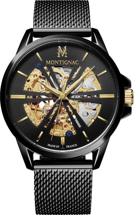Immagine prodotto Montignac Orologio Automatico Round (Orologio scheletrato, 42 mm)