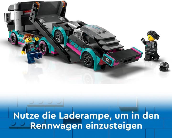 Produktbild LEGO Autotransporter mit Rennwagen (60406, LEGO City)