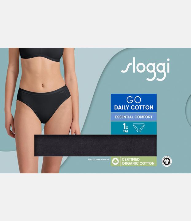 Produktbild Sloggi Brief GO DAILY COTTON TAI Damenslip 3er Pack (L, 3er Pack)