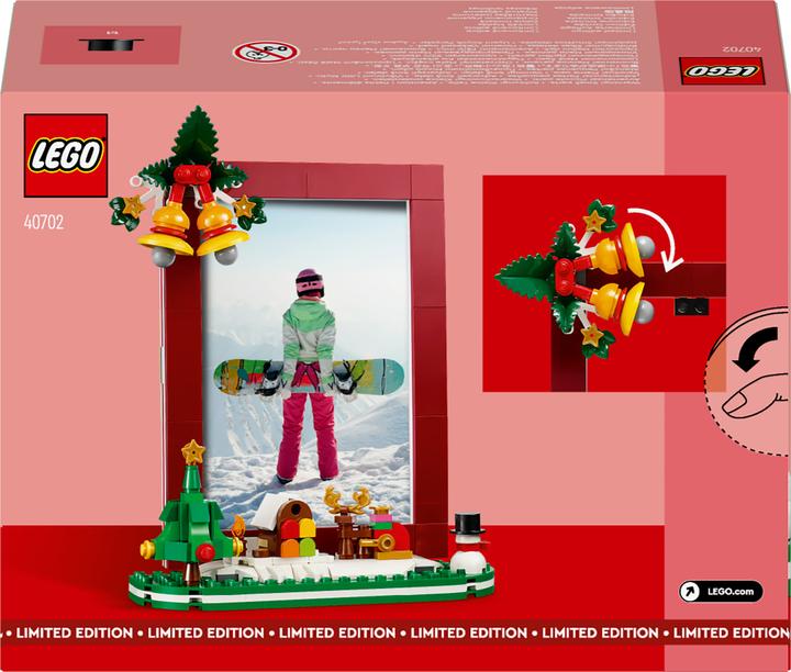 Image du produit LEGO Cadre photo de Noël Édition limitée (40702, LEGO DC)