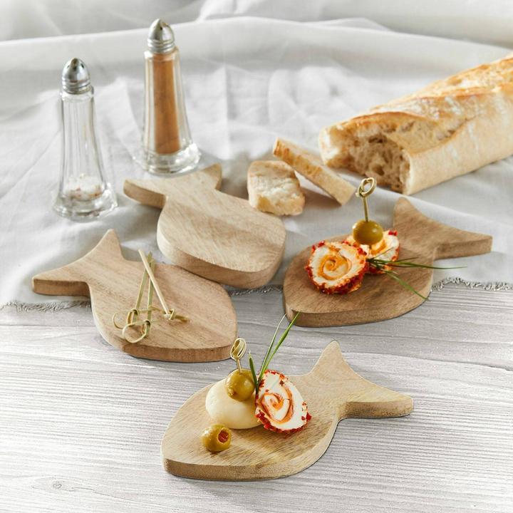 Produktbild Loberon Untersetzer 4er Set Magnan braun (4 x)