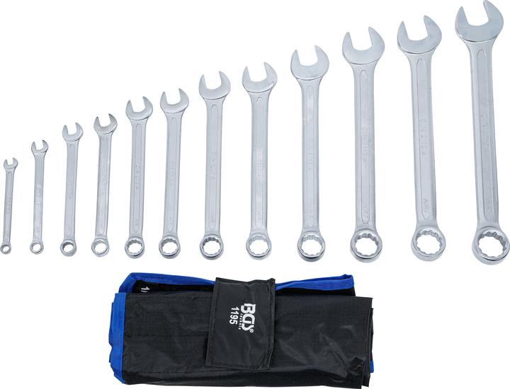 Actual product image BGS Open-end wrench set (1/4", 5/16", 3/8", 7/16", 1/2", 9/16", 5/8", 11/16", 3/4", 13/16", 7/8", 15/16")