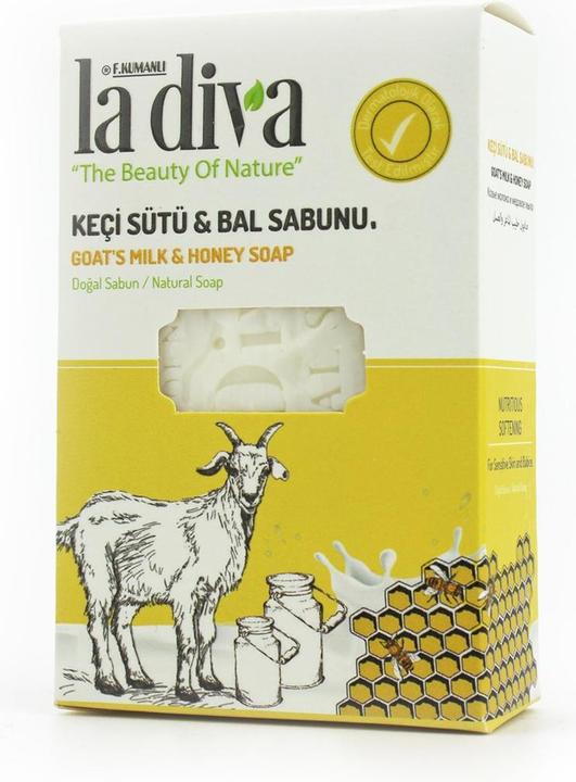 Actual product image La Diva Copy soap, goat's milk and honey 100 g - (refill)