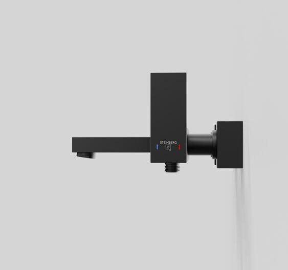 Actual product image Steinberg 160 series bath faucet, exposed, 2 consumers, projection 190 mm, 1601110