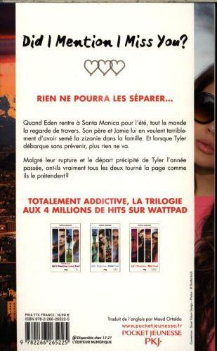 Immagine prodotto Did I Mention I Miss You? Tome 3 (Francese, Estelle Maskame, 2020)