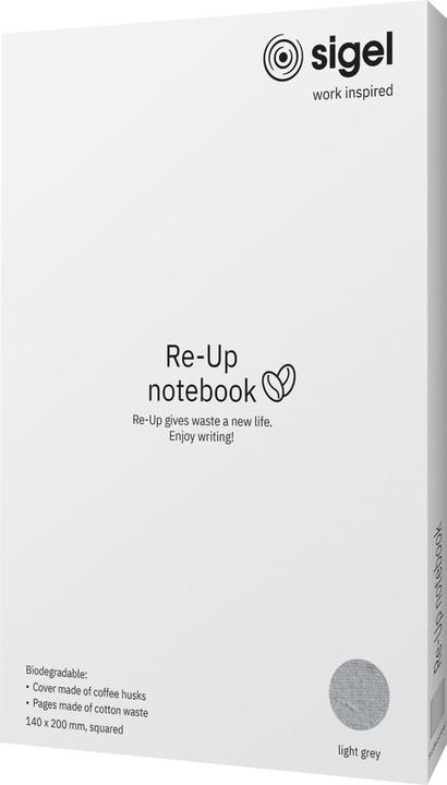 Actual product image Sigel Notebook Re-Up Softcover (Checked, Soft cover)