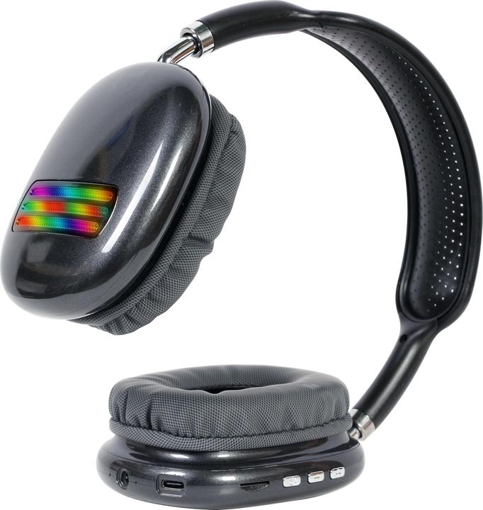 Actual product image Gembird Bluetooth stereo LED headset (8 h, Cable)