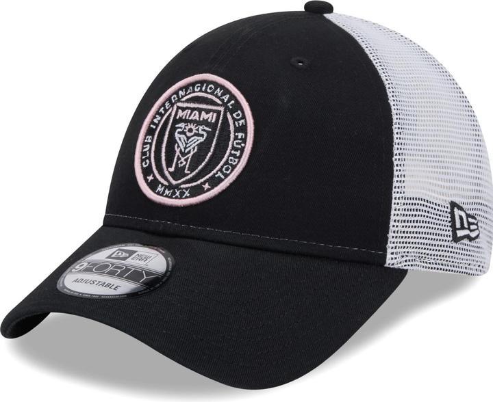 New Era 9Forty Trucker Cap - Mls Inter Miami Schwarz (One Size)