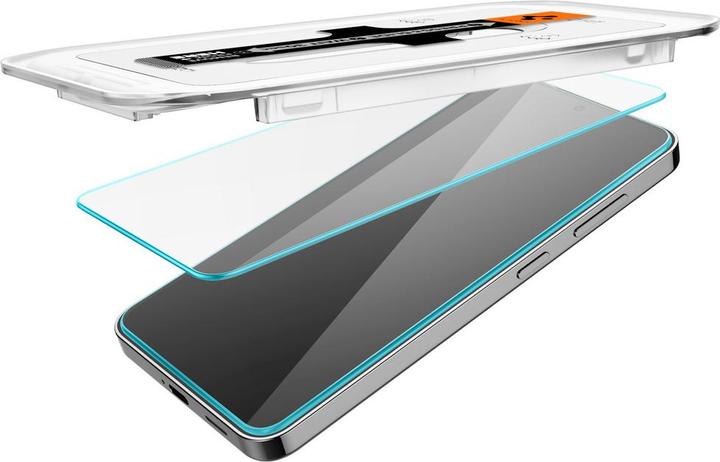 Actual product image Spigen Glas.TR Sam S24 S921 "EZ FIT" 2szt. szkło hartowane AGL07440 (2 Piece, Samsung Galaxy S24, Samsung Galaxy S25)